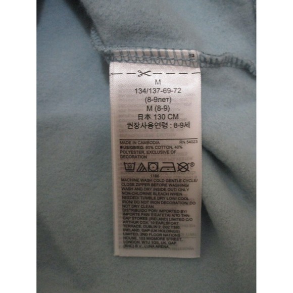 NWT Gap Quarter-Zip Sweatshirt Fleece Dress  Long Sleeve Teal Ether assorted - Picture 10 of 10